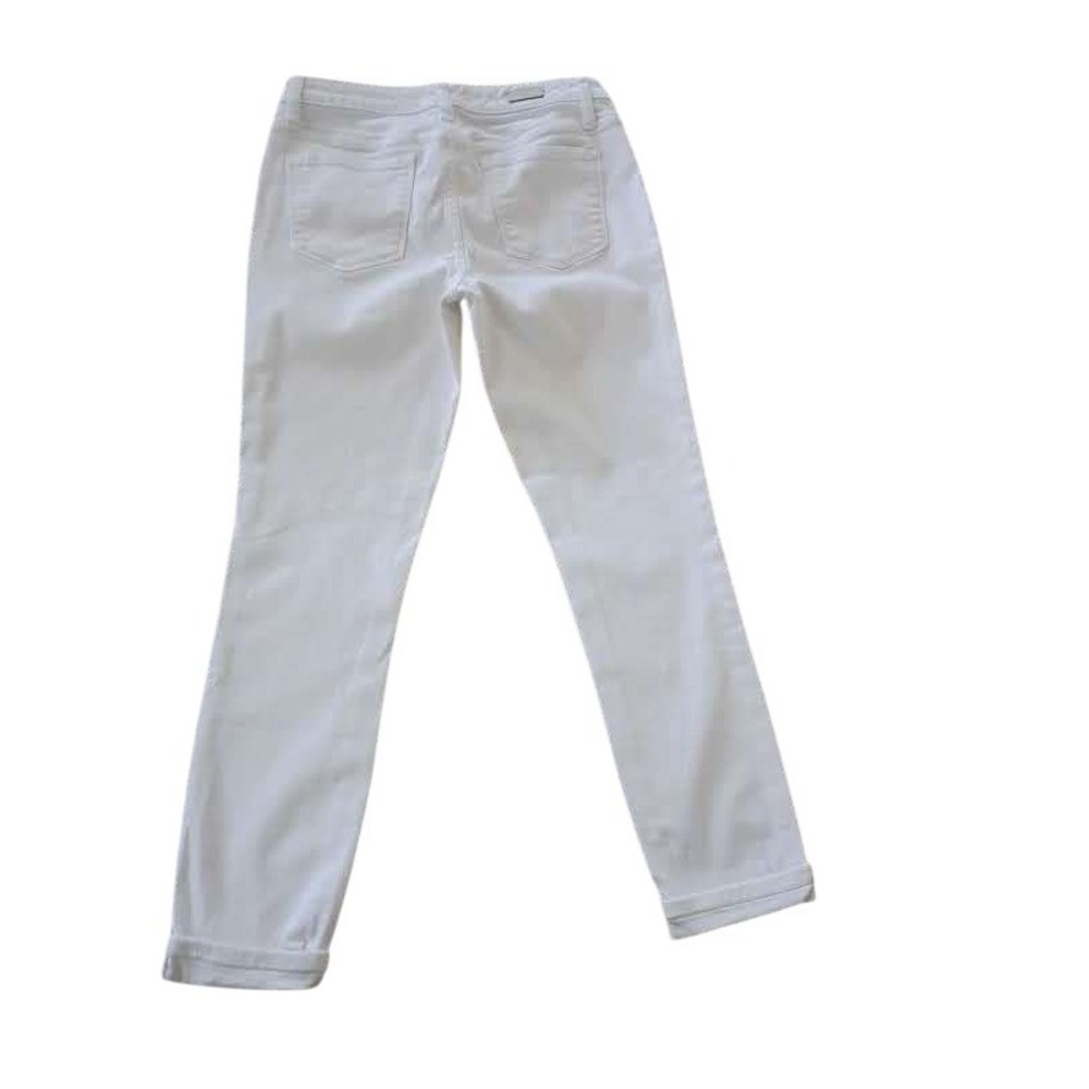 Lila Ryan White Skinny Jeans 26x26 NWOT Mid Rise Stretch Denim Pant Classic Soft